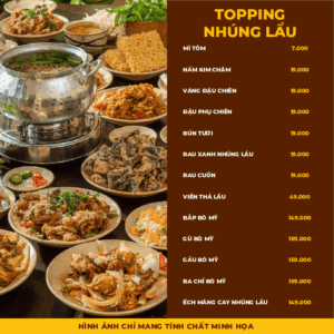 Topping Nhúng Lẩu