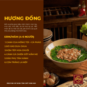 MÂM CƠM "HƯƠNG ĐỒNG"