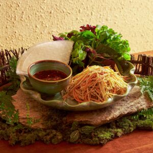 59.Mẹt Thính Cuốn Rau Rừng