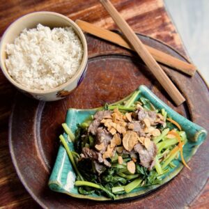 10.1.9. Cải Ngọt Xào Bò