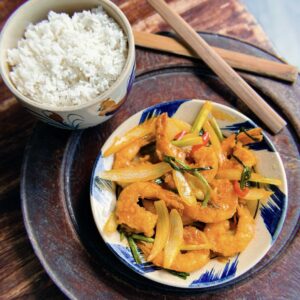 8.7. Tôm Nõn Chiên Sốt Chanh Dây