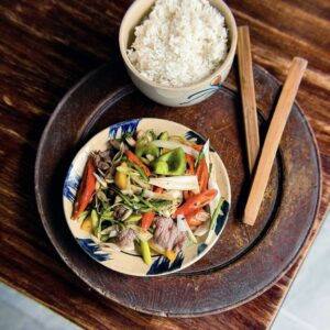 7.2. Bò Xào Sả Ớt Ngũ Sắc